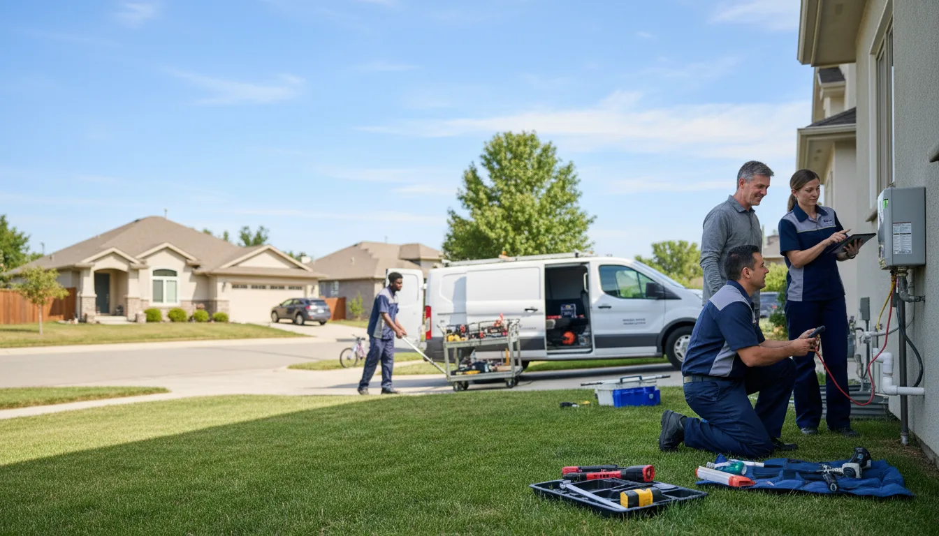 Tankless water heater service in Pingree, ID